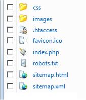 Website Folder Structure