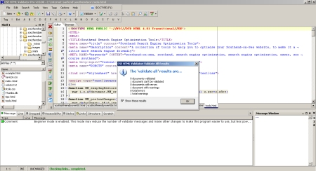 CSE HTML Validator Screenshot